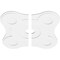 Ekena Millwork Luna Architectural Grade PVC Contemporary Ceiling Medallion, Two Piece, 26"OD x 3"ID x 9"C x 1"P CMP26LA2-03000 - alternate 3